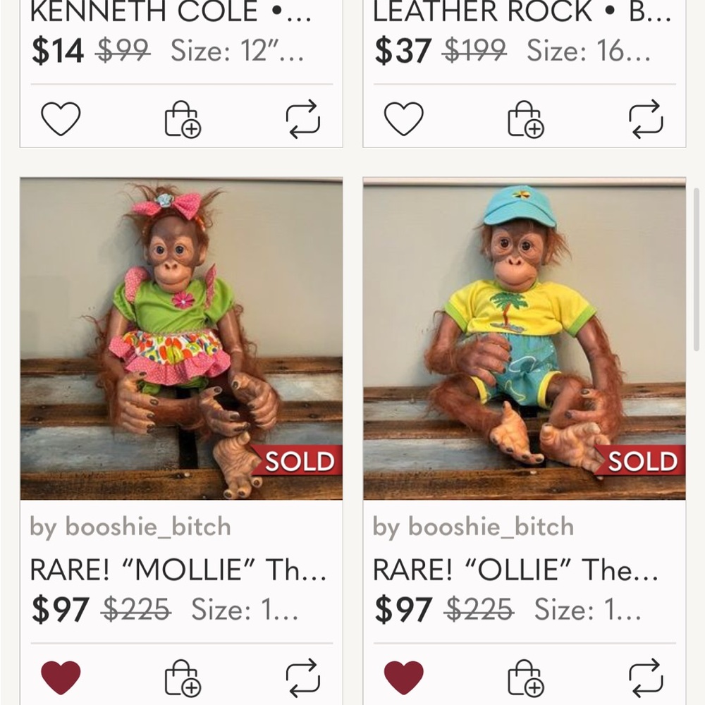 Two monkeys ordered for my grandkids for Christmas!